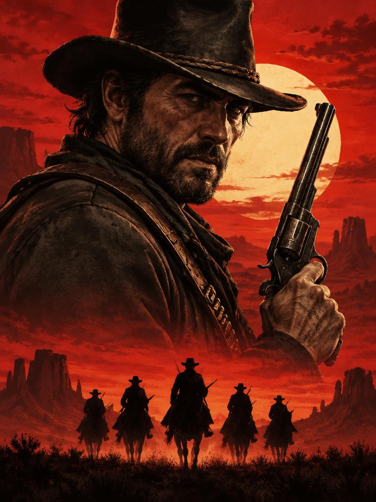 Red Dead Redemption 2 illustrative cover
